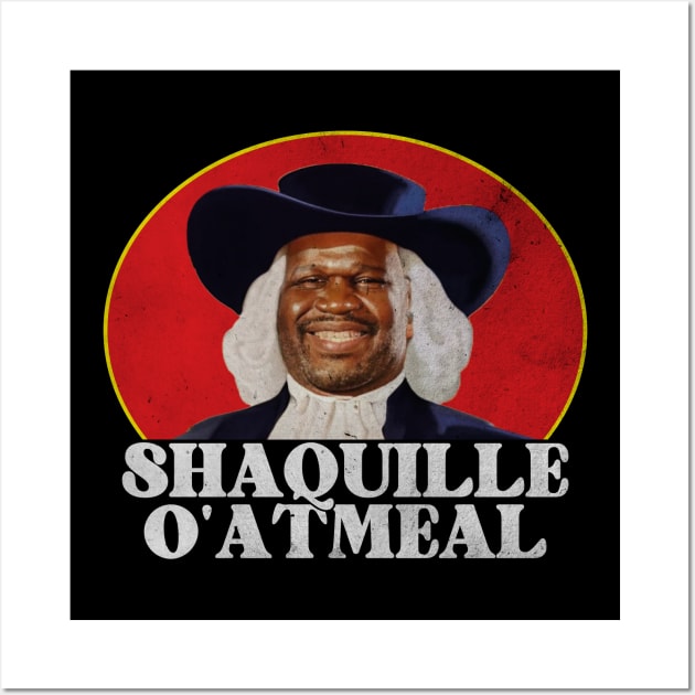 Shaquille Oatmeal meme Wall Art by BrutalGrafix Studio